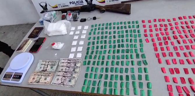 Droga incautada en el sur de Guayaquil