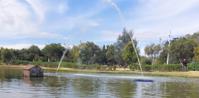 El Parque Bicentenario Quito cuenta con espacio de lagunas.