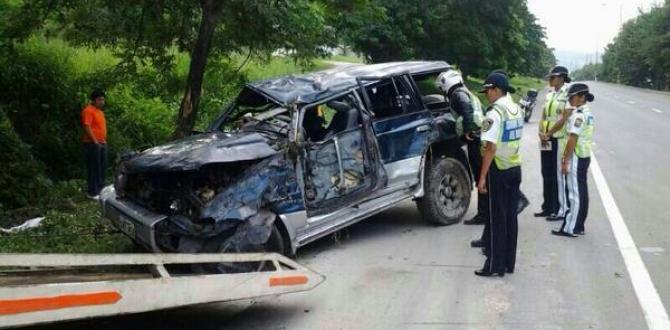 Accidente de tránsito en donde murió Denisse 'La China' Ruiz