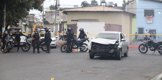 Además del accidente de tránsito, se reportó una balacera en el lugar.