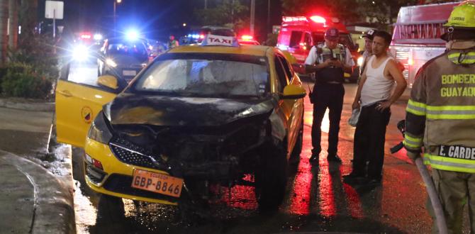 Miembros del Cuerpo de Bomberos estaban en el sitio.