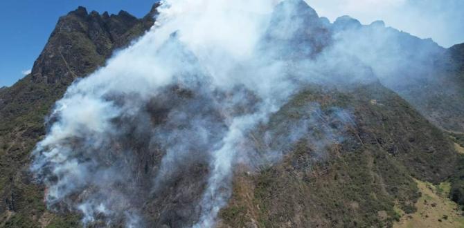 Nabón y San Fernando, afectados por incendios forestales.