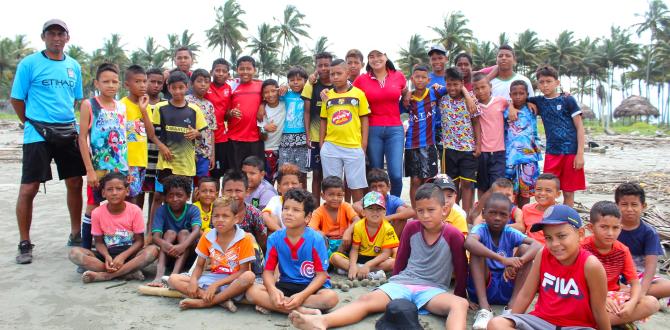 escuela de futbol en playas de Esmeraldas