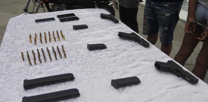 Detenidos con armas en la Florida en Guayaquil