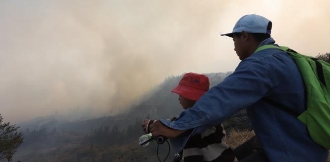 Incendios forestales Quito - Bomberos - Emergencia