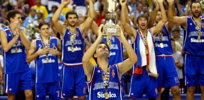 2002: Serbia y Montenegro campeones mundiales de baloncesto