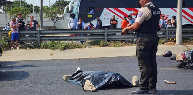 La Policía llegó a la escena del crimen.