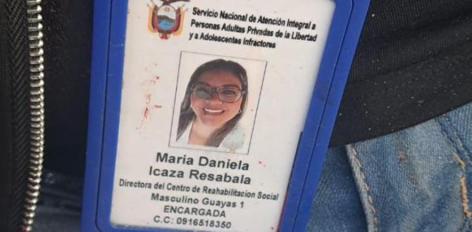 Asesinan a María Icaza, directora encargada de la Penitenciaría del Litoral.