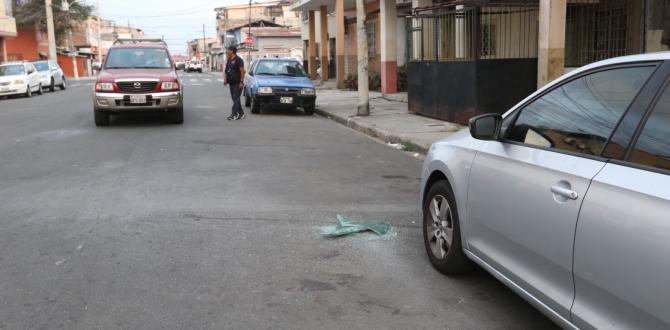 La víctima fue atacada cuando se encontraba en su vehículo.