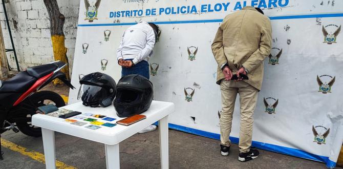 extorsión en Quito - Choneros - Policía