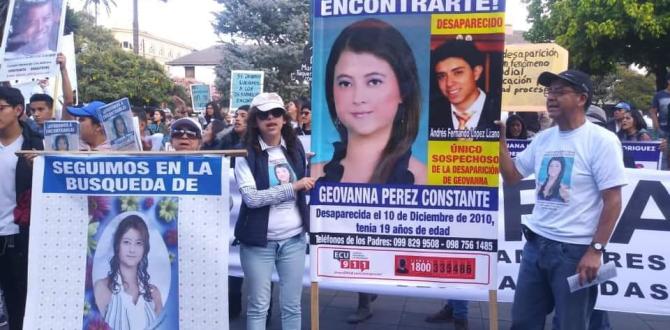 Exhumación cadáveres Geovanna Pérez - Ambato - desaparecidos