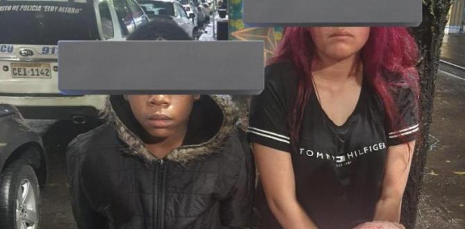 Alias boquita, de 13 años, fue capturado tras participar en el secuestro de una pareja en Quito