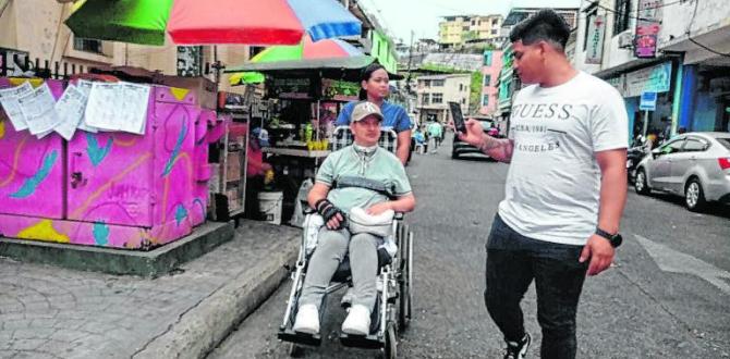 Josué Mero tiene el 90% de su cuerpo paralizado.