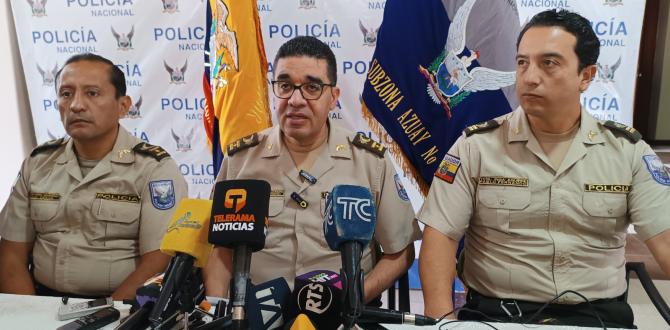 El coronel José Vargas, jefe de la zona 6 de la Policía Nacional,