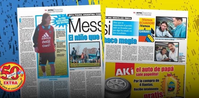 Lionel Messi en exclusiva en EXTRA.