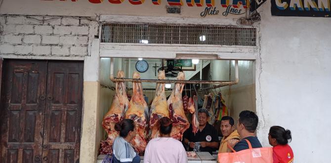 Playenses compran carne en tercena