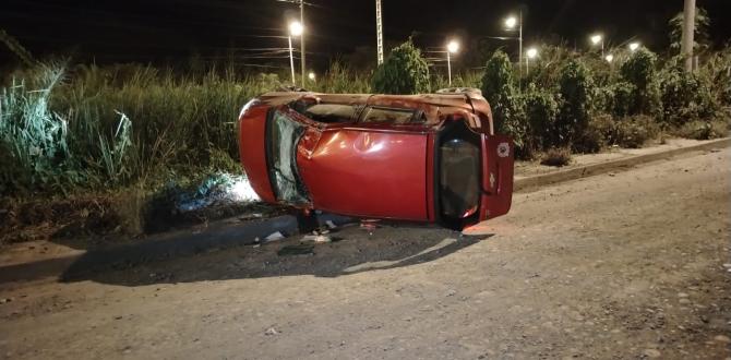 El auto implicado en los hechos.