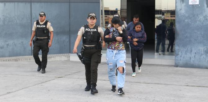 Los detenidos se dedicaban al delito de extorsión en el distrito Nueva Prosperina.