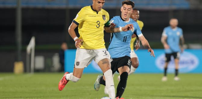 El ecuatoriano Piero Hincapié, capitán ante Uruguay.