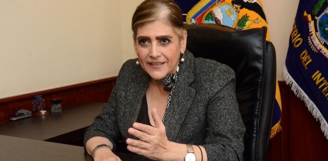 Entrevista a Mónica Palencia, ministra del Interior en Ecuador