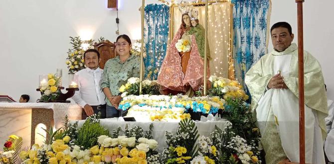 Celebración a la Virgen del Pilar en Libertador Bolívar.