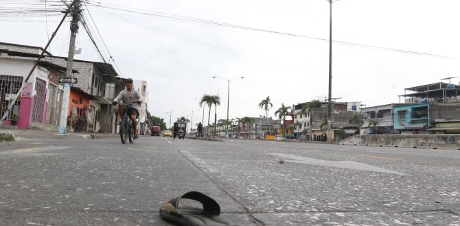 En este lugar habría ocurrido el accidente de tránsito.