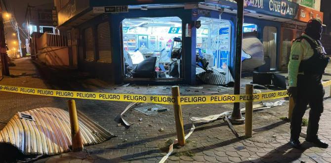 Ataque terrorista - Quito - cajero automático