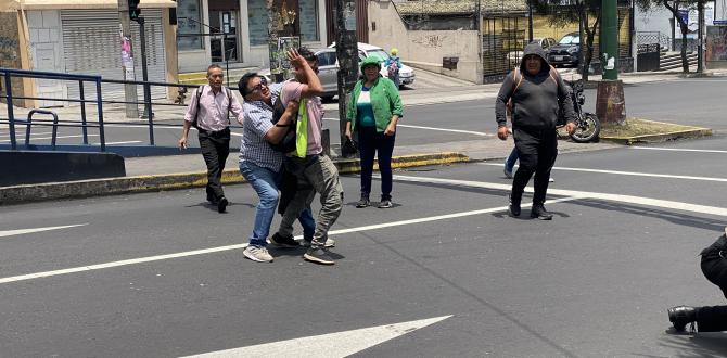 Agresión - Quito - guardia de seguridad