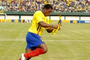 El exdelantero Otilino Tenorio en la selección de Ecuador.