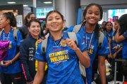 Evelyn Burgos jugadora de la sub 17 y clasificada al Mundial, también es parte de la sub 20.