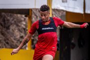 Byron Castillo se alista para el partido de Barcelona ante Bragantino por la Sudamericana