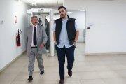 Aquiles Álvarez llegó en compañía de su abogado, Ramiro García.