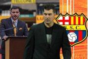 Ismael Rescalvo nuevo entrenador del Barcelona SC.