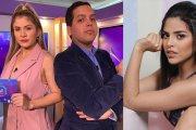A la izquierda, la pareja de reporteros que habló duramente sobre el vídeo de Enma Guerrero.