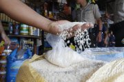  El en el mercado Montebello se tomaron muestras del arroz.  