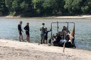 El equipo de búsqueda del Ejército se unió a las tareas en el afluente lagoagrense.