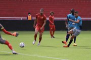 la selección ecuatoriana hizo el microciclo con dos encuentros amistosos en Quito.