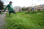 Los parques están descuidados.