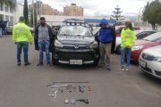 Los implicados detenidos generalmente alteran las características del auto para que no lo identifiquen.