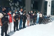 Los detenidos eran oriundos de Venezuela y Colombia. Los tipos se movilizaban en motocicletas para robar.