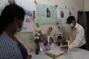 Los familiares de la fallecida colocaron un altar en su vivienda, en el cantón Durán, en Guayas.