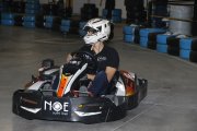 Juan Manuel Correa disfrutó al estar en un kart, en el que  inició su camino deportivo.