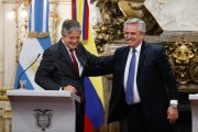 Los mandatarios de Ecuador y Argentina, Guillermo Lasso y Alberto Fernández, dieron una rueda de prensa conjunta en la Casa Rosada, sede del Gobierno argentino.
