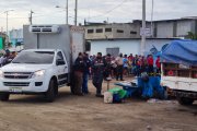 Una mañana sangrienta se registró en el popular mercado de Mariscos de Playita Mía.
