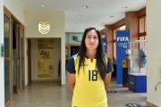 María Belén Aragón confesó que cumple un sueño al regresar a la selección. Quiere aportar para conseguir la clasificación al Mundial.