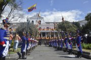 Las celebraciones comenzaron en la Plaza de la Independencia, en el centro histórico.