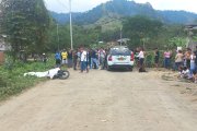 Luis Alberto Bucheli Falcones, de aproximadamente 32 años, fue liquidado a tiros cuando se movilizaba en una motocicleta.
