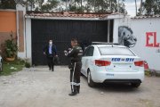 Agentes de Criminalística llegaron al sitio para recabar evidencias.