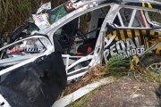 Ocurrió durante el Rally Gualaceo 2022 donde el copiloto resultó herido.