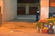 Agentes acudieron hasta la escena del crimen para las investigaciones.
